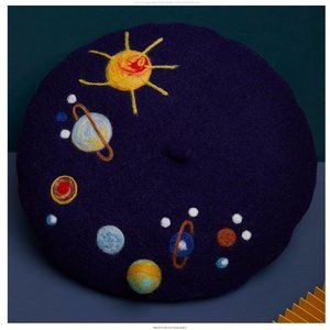 Designer Painter Hat | Berets | 100% Handmade Wool